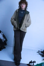 Rubynee vintage reversible brown and cream jacket