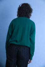 Rubynee vintage green lacoste sweatshirt