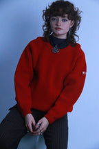 Rubynee vintage thick red sweatshirt