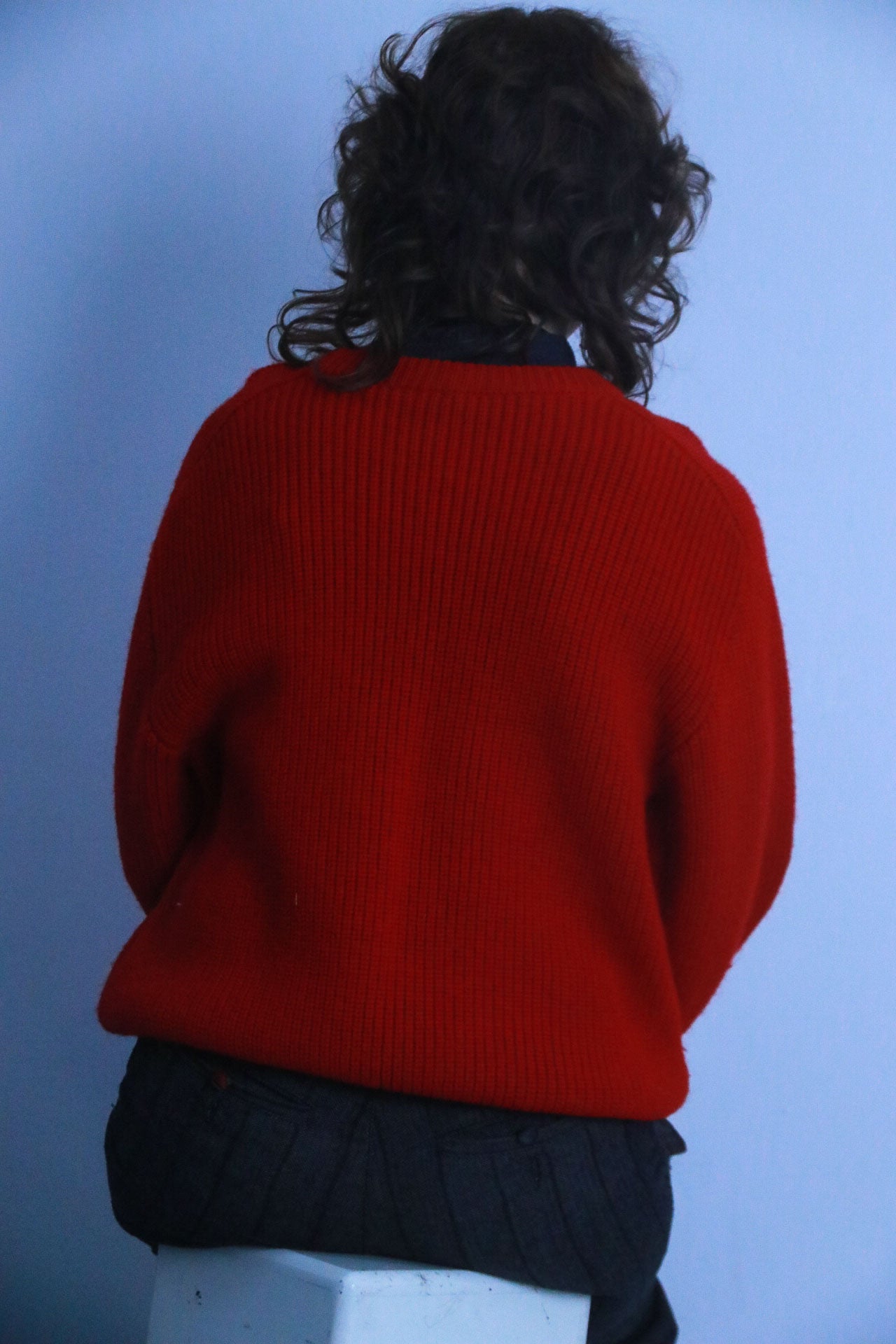 Rubynee vintage thick red sweatshirt