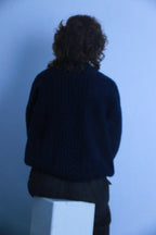 Rubynee Vintage thick wool blue sweatshirt