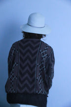 Rubynee Vintage grey vneck sweatshirt