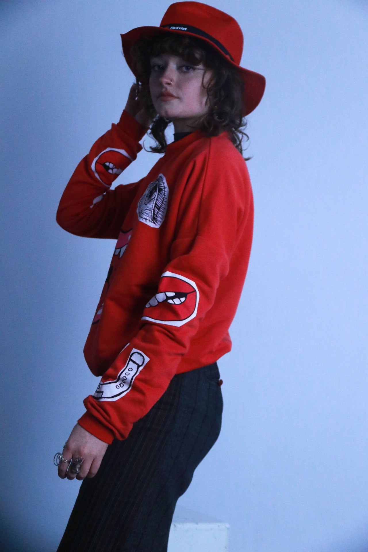 Rubynee vintage disney red sweatshirt