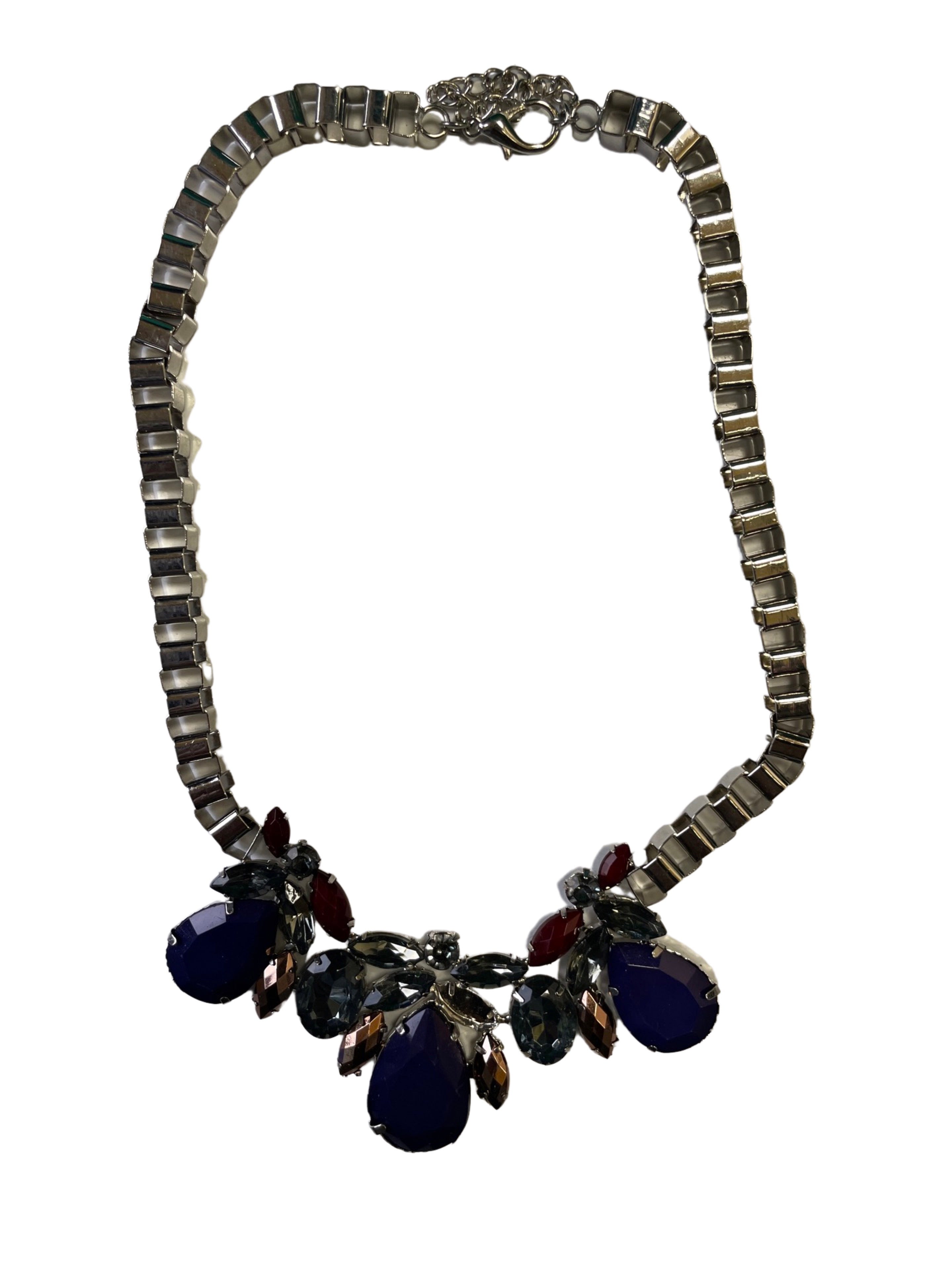 GOAH Purple Studded Gold womens necklace