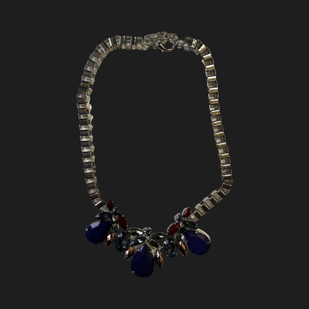 GOAH Purple Studded Gold womens necklace