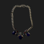 GOAH Purple Studded Gold womens necklace