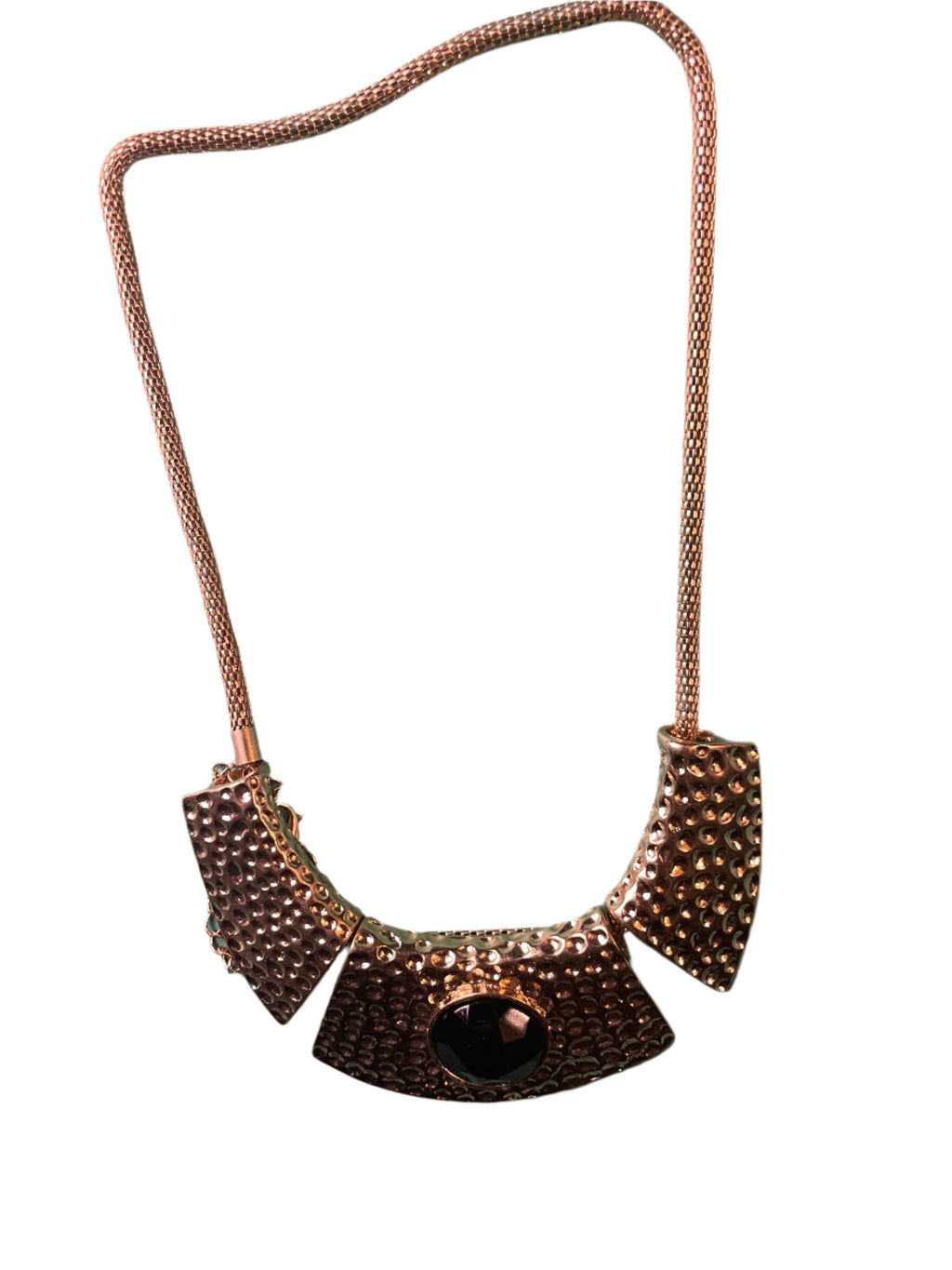 GOAH Gold threaded chunky women's necklace