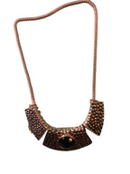 GOAH Gold threaded chunky women's necklace