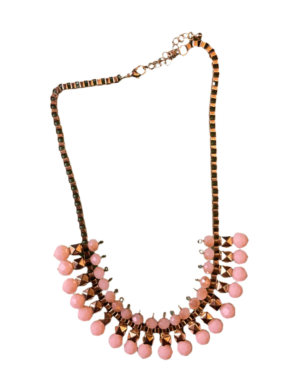 GOAH Gold-plated women's necklace with cream and gold pendant