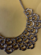 GOAH Gold plated women's necklace with chunky gold stud