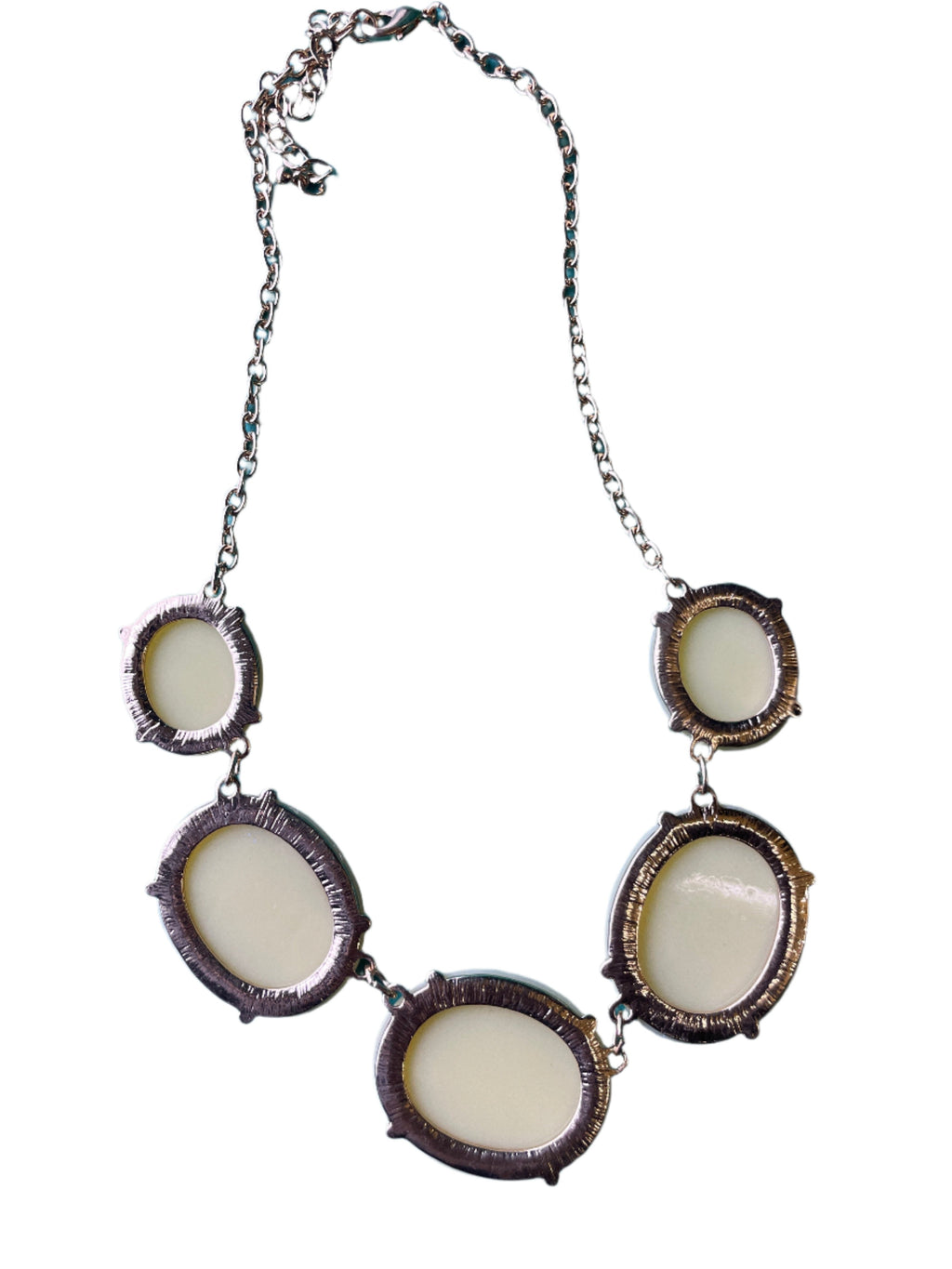 GOAH Gold chain women's necklace with orange circle pendant