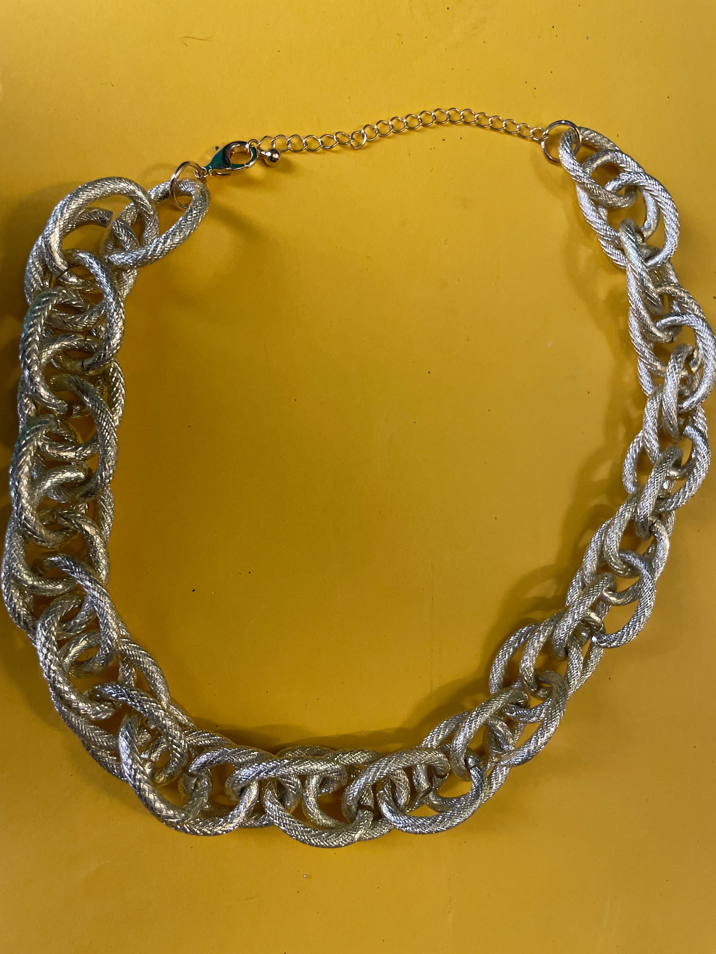 GOAH Gold chain interlocking women's necklace