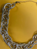 GOAH Gold chain interlocking women's necklace