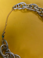 GOAH Gold chain interlocking women's necklace