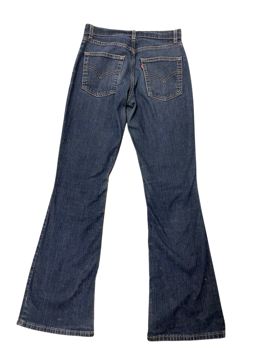 Rubynee vintage womens levis strauss bootcut blue jeans trousers