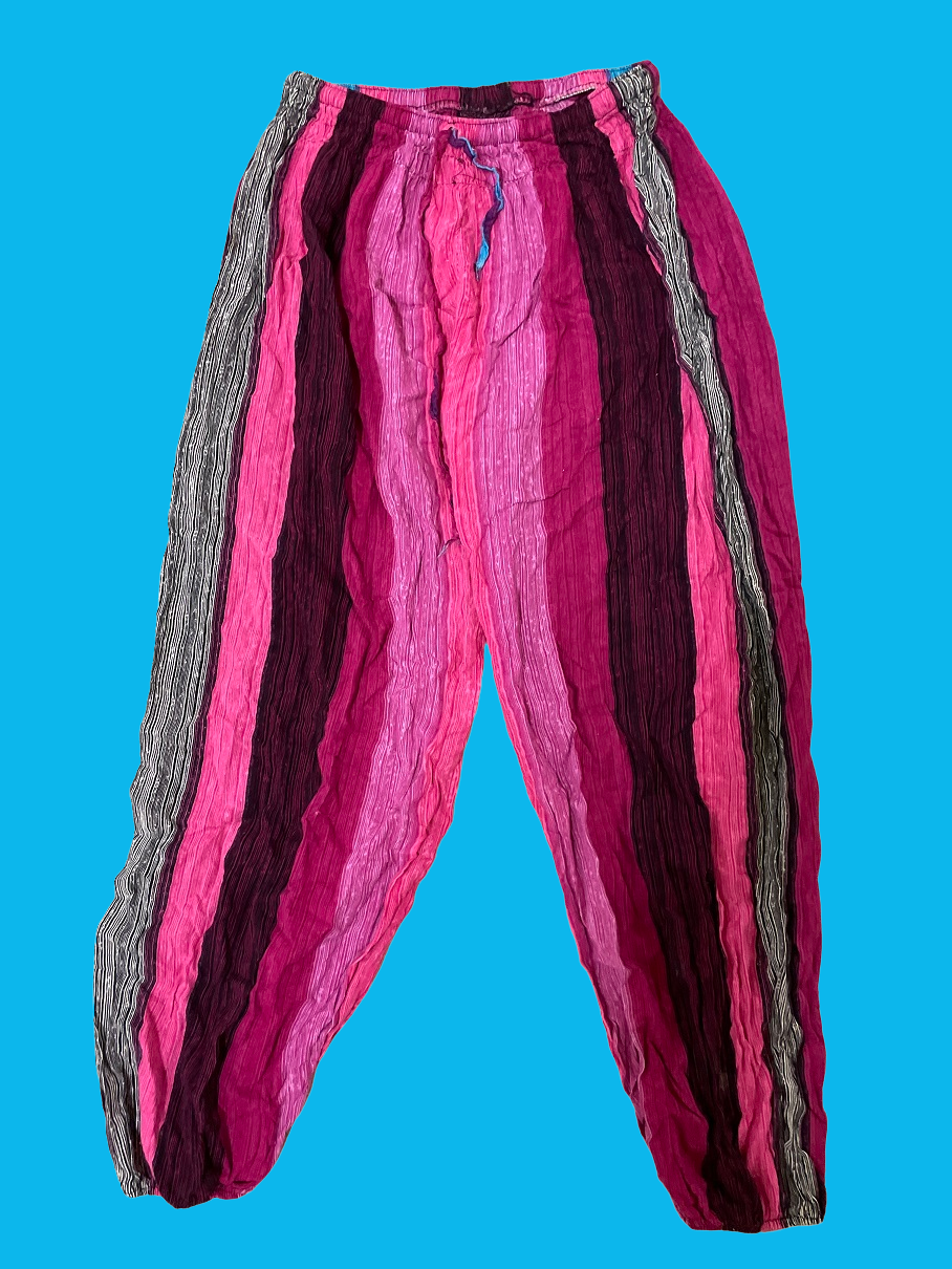 Rubynee vintage multi-colorblock jogger pant