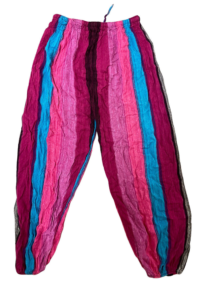 Rubynee vintage multi-colorblock jogger pant