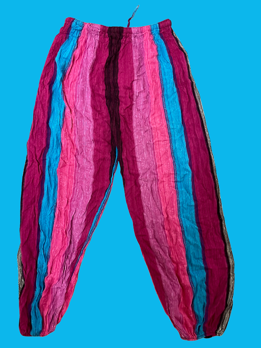 Rubynee vintage multi-colorblock jogger pant