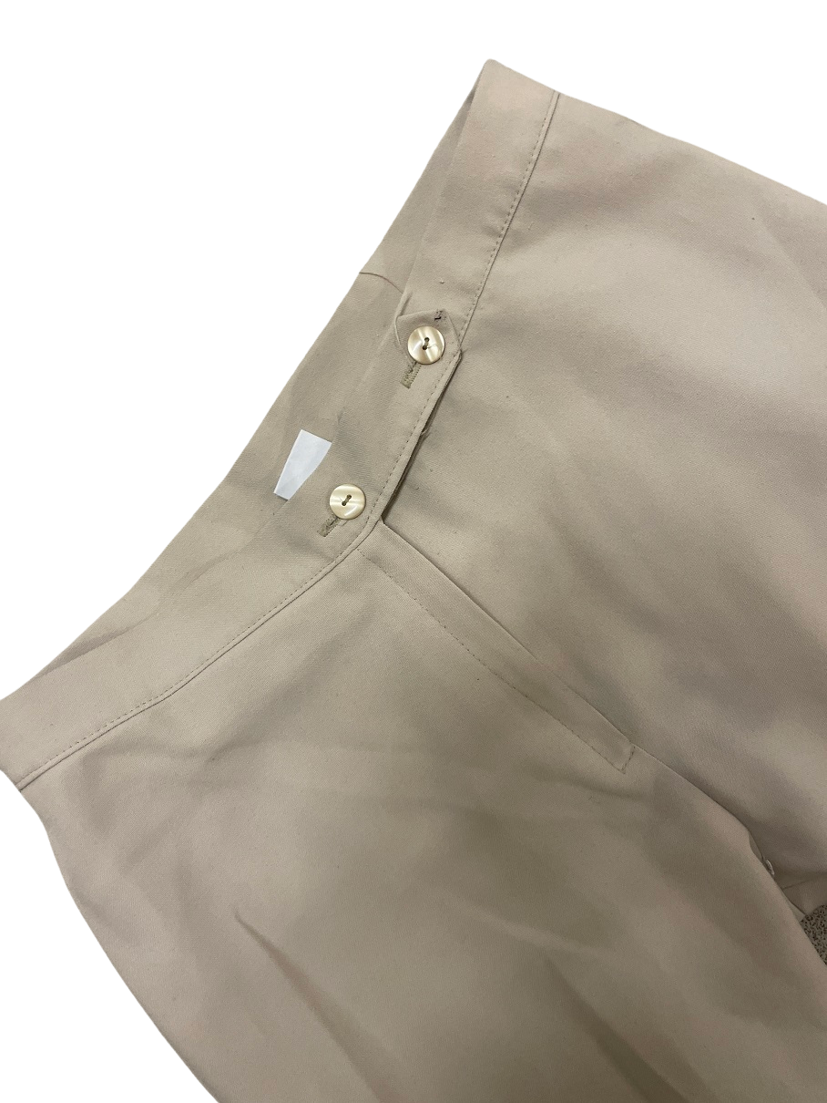 Rubynee Vintage women's cream bootcut pant trouser