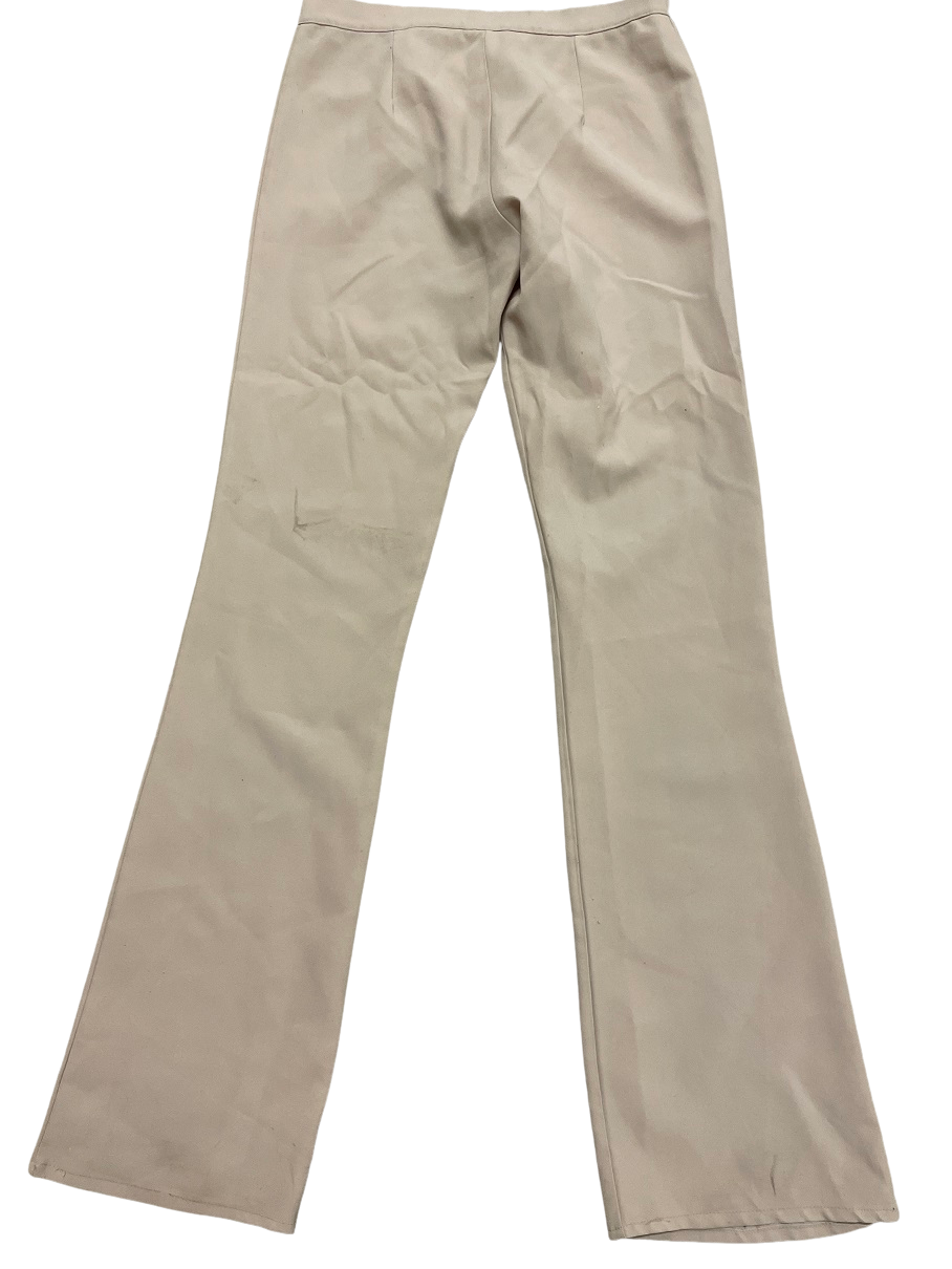 Rubynee Vintage women's cream bootcut pant trouser