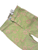 Vintage green and pink zara bootcut trouser