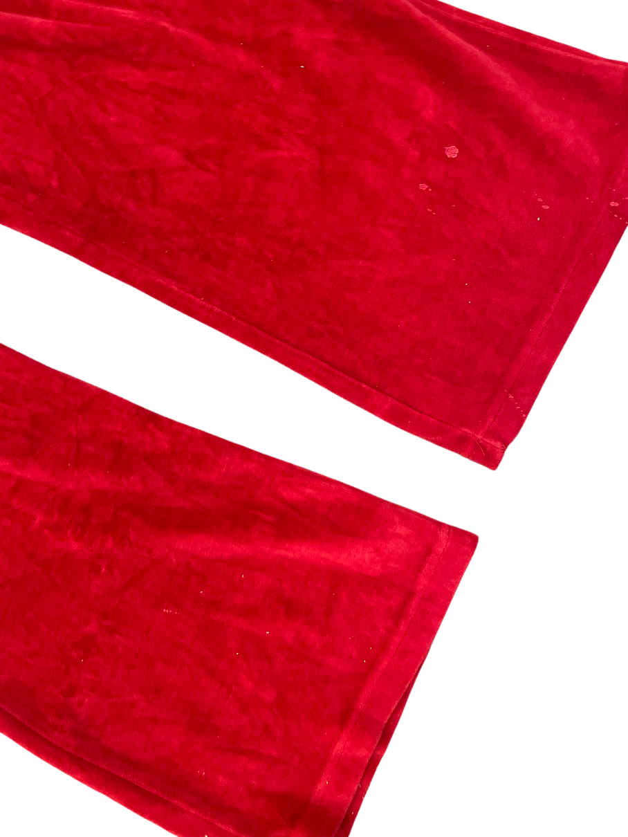 Rubynee Vintage red play girl women's joggers pant