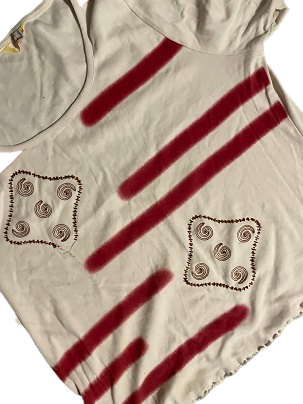 Rubynee Vintage white women's blouse