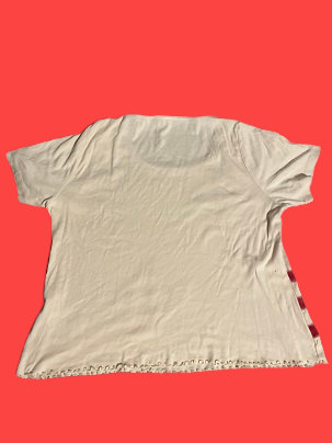 Rubynee Vintage white women's blouse