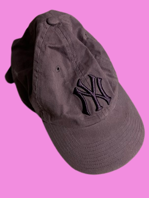 Rubynee Vintage purple new york cap