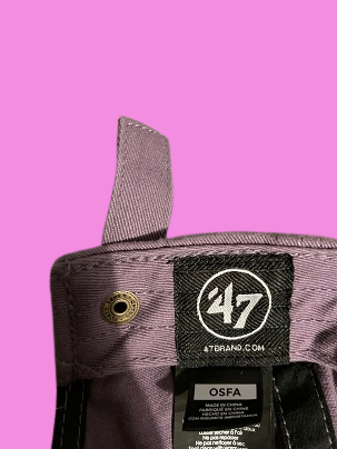 Rubynee Vintage purple new york cap