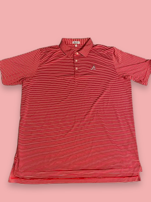 Rubynee Vintage peter millar red polo shirt