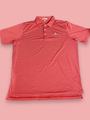 Rubynee Vintage peter millar red polo shirt
