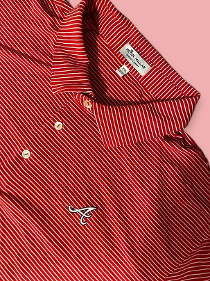 Rubynee Vintage peter millar red polo shirt