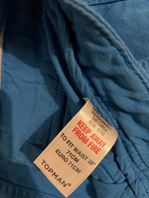 Rubynee Vintage blue topman chinos short