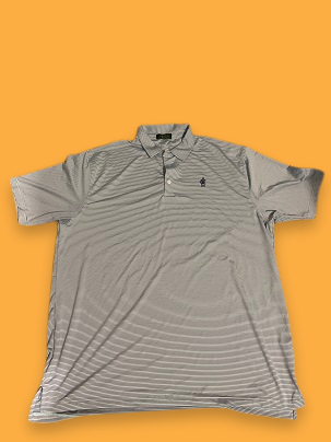 Rubynee Vintage grey polo shirt in XXL