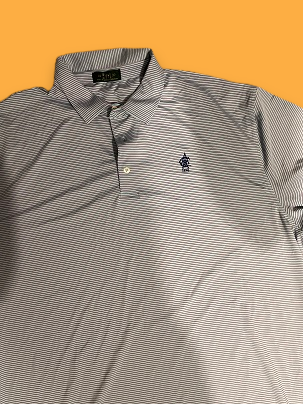 Rubynee Vintage grey polo shirt in XXL