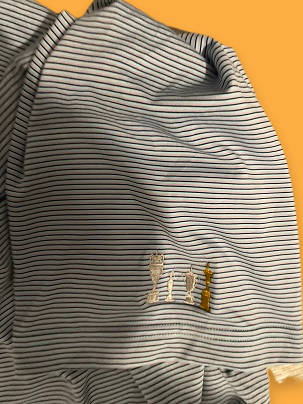 Rubynee Vintage grey polo shirt in XXL