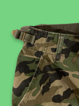 Rubynee Vintage green Camou short