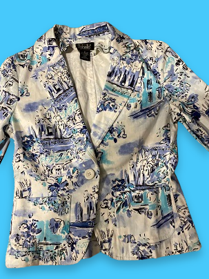 Rubynee vintage y2k Rafaela multi color blazer