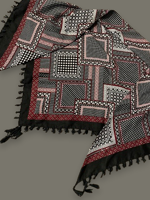 Rubynee Vintage y2k multi color scarf