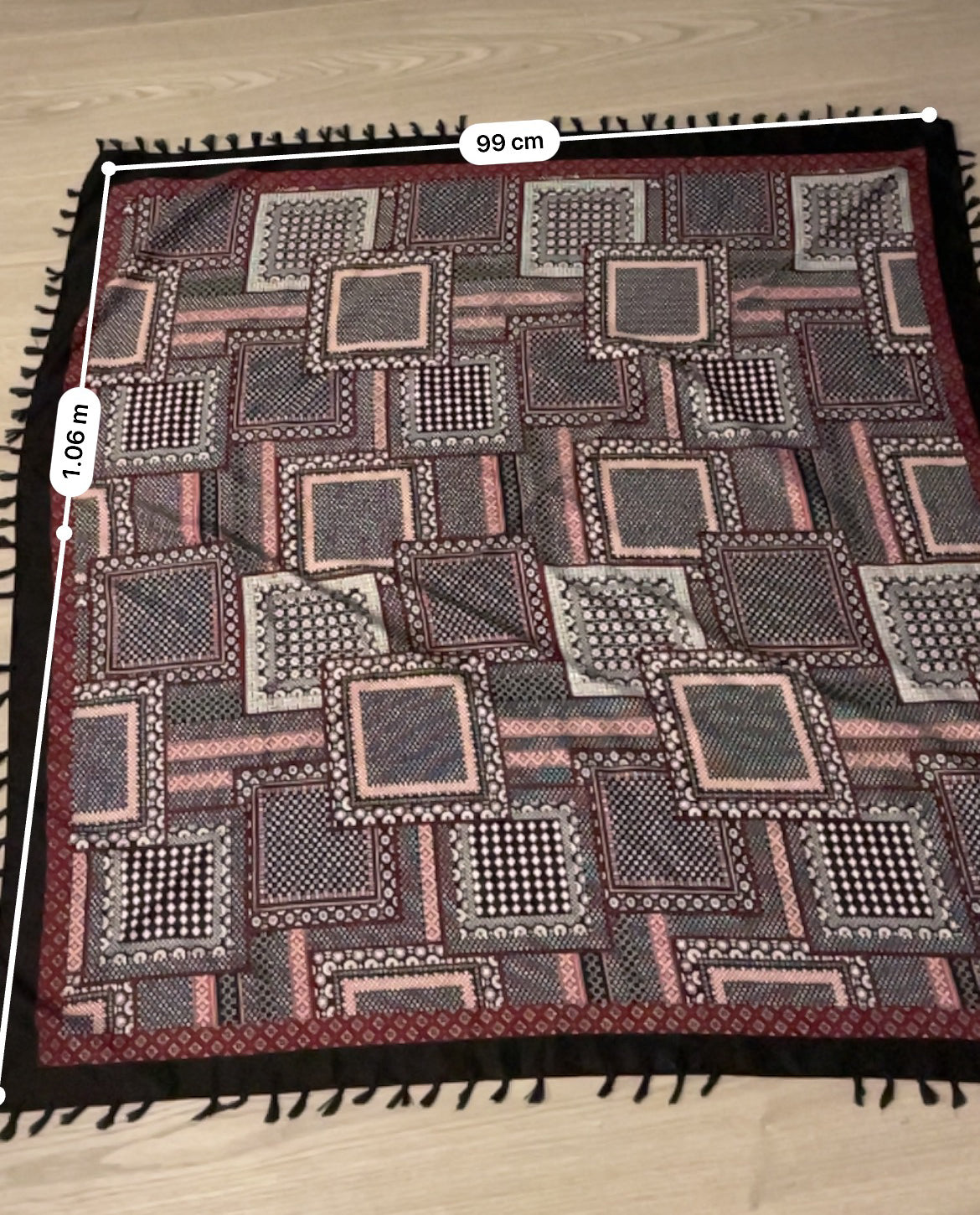 Rubynee Vintage y2k multi color scarf