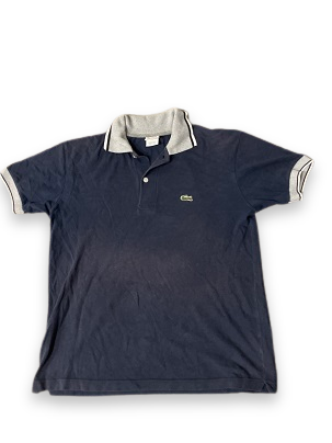 Rubynee Vintage y2k blue lacoste polo shirt