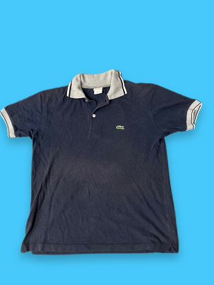 Rubynee Vintage y2k blue lacoste polo shirt