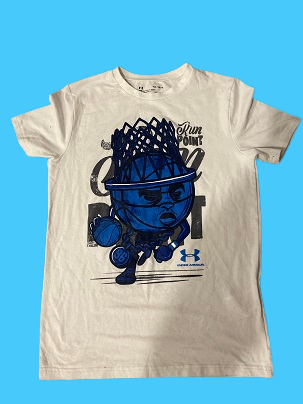 Rubynee Vintage y2k white under armour tshirt