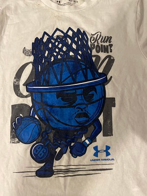 Rubynee Vintage y2k white under armour tshirt