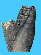 Rubynee Vintage y2k grey ripped jeans trouser