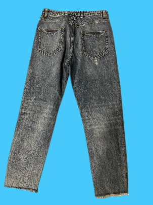 Rubynee Vintage y2k grey ripped jeans trouser