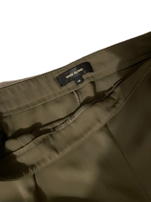 Rubynee Vintage y2k brown river island womens bootcut pant trousers