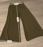 Rubynee Vintage y2k brown river island womens bootcut pant trousers