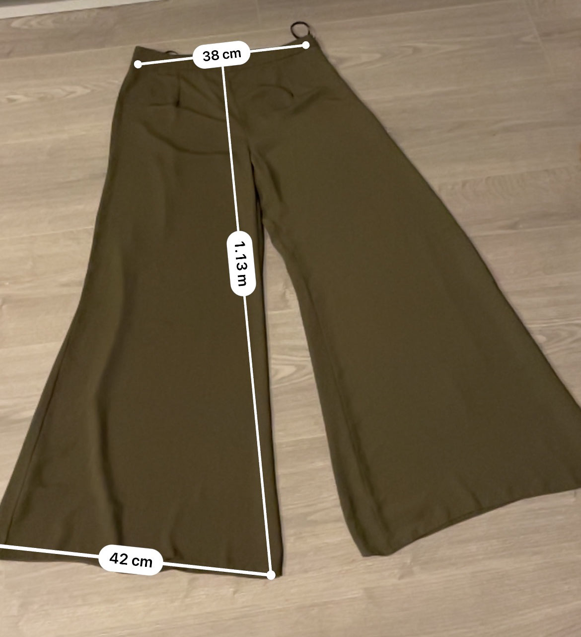 Rubynee Vintage y2k brown river island womens bootcut pant trousers